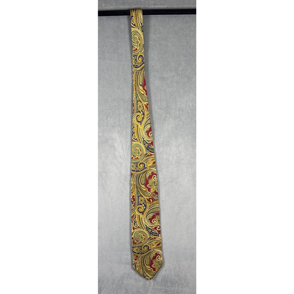 Vintage Brooks Brothers Makers Men’s Paisley Tie 100% Silk USA 58"Long 3.5"Wide - Picture 2 of 5